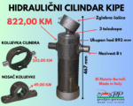 Hidraulični cilindar kipe prikolice